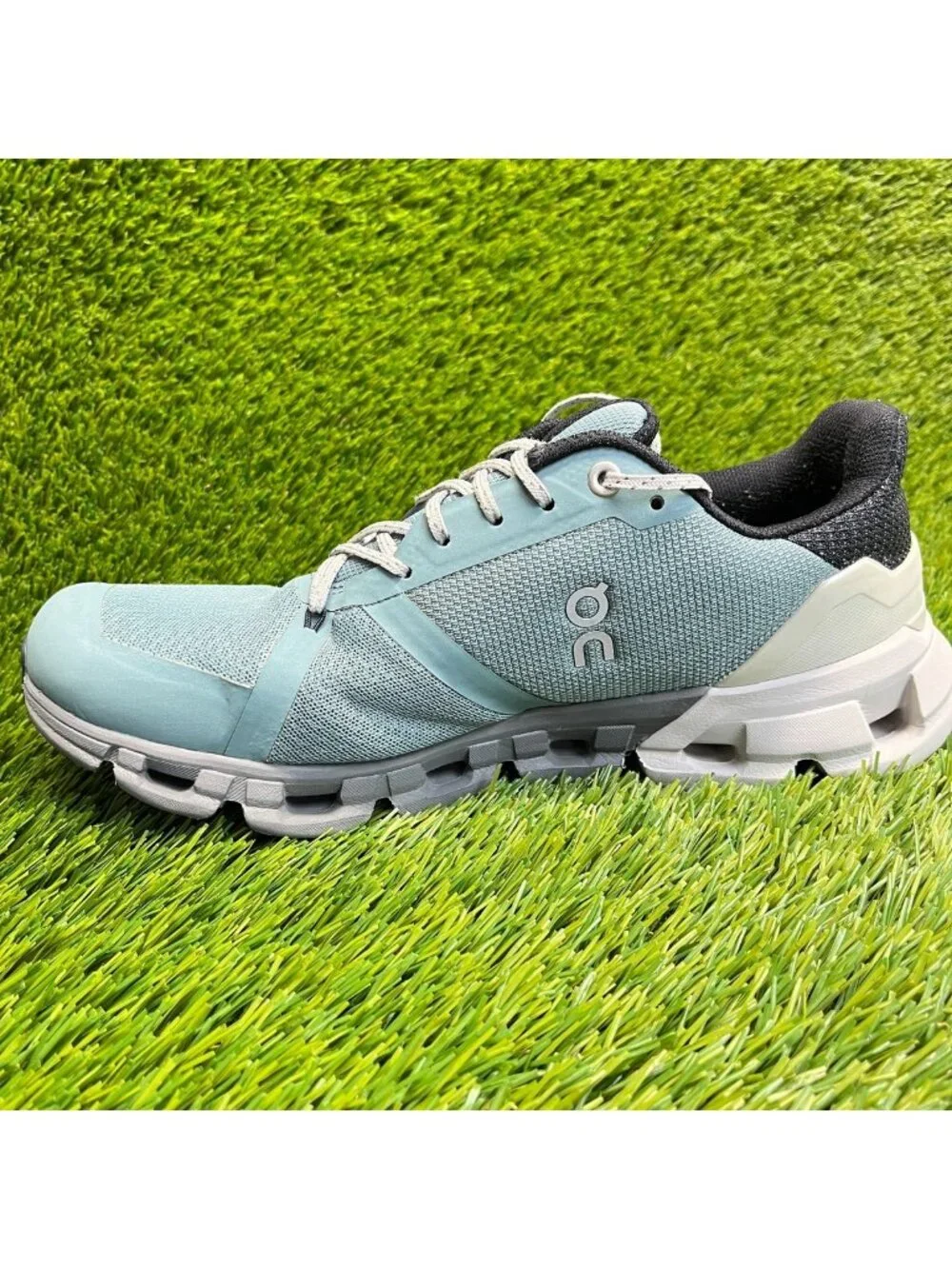 On Cloudflyer Waterproof Womens Size 9 Blue Athletic Running Shoes Sneakers